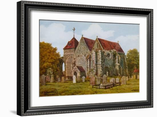 St Thomas' Church, Winchelsea-Alfred Robert Quinton-Framed Giclee Print