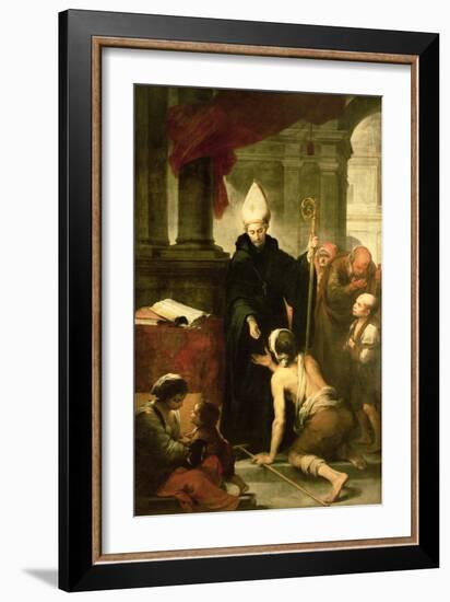 St. Thomas of Villanueva Distributing Alms, 1678-Bartolome Esteban Murillo-Framed Giclee Print