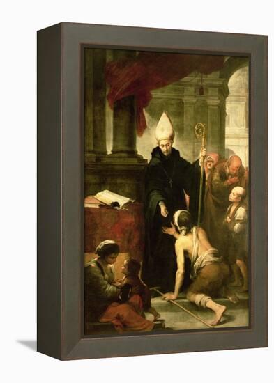 St. Thomas of Villanueva Distributing Alms, 1678-Bartolome Esteban Murillo-Framed Premier Image Canvas