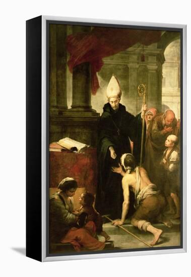 St. Thomas of Villanueva Distributing Alms, 1678-Bartolome Esteban Murillo-Framed Premier Image Canvas