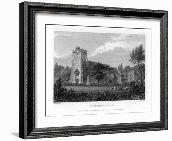 St Thomas's Church, Oxford, 1835-John Le Keux-Framed Giclee Print