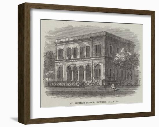 St Thomas's School, Howrah, Calcutta-null-Framed Giclee Print