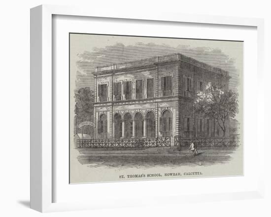 St Thomas's School, Howrah, Calcutta-null-Framed Giclee Print