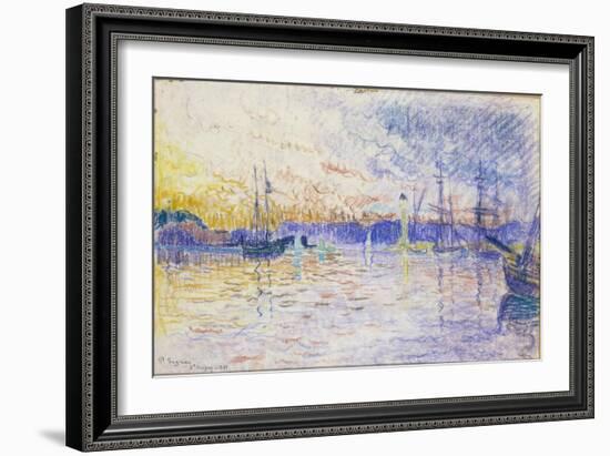 St Tropez, 1901-Paul Signac-Framed Giclee Print