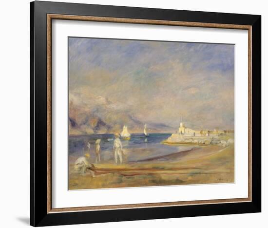 St Tropez, France-Pierre-Auguste Renoir-Framed Premium Giclee Print