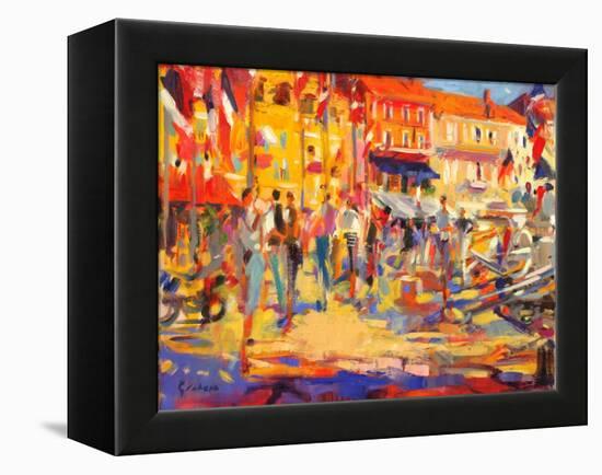 St. Tropez Promenade-Peter Graham-Framed Premier Image Canvas