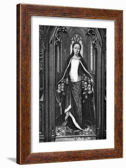 St Ursula and the Holy Virgins, from the Reliquary of St Ursula, 1489-Hans Memling-Framed Giclee Print