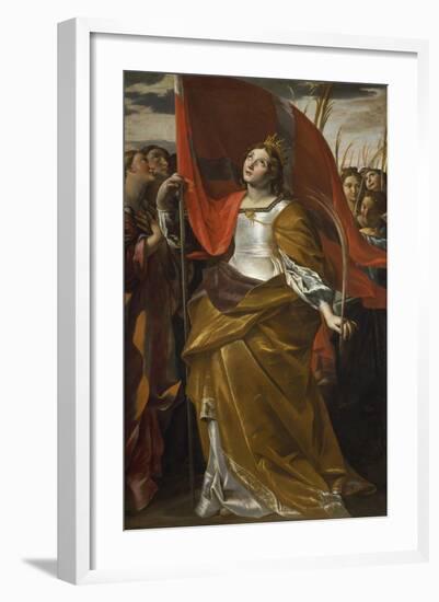 St Ursula and the Virgins, 1622-1623-Giovanni Lanfranco-Framed Giclee Print