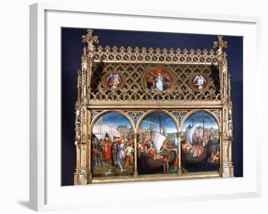 St Ursula Shrine, 1489-Hans Memling-Framed Photographic Print