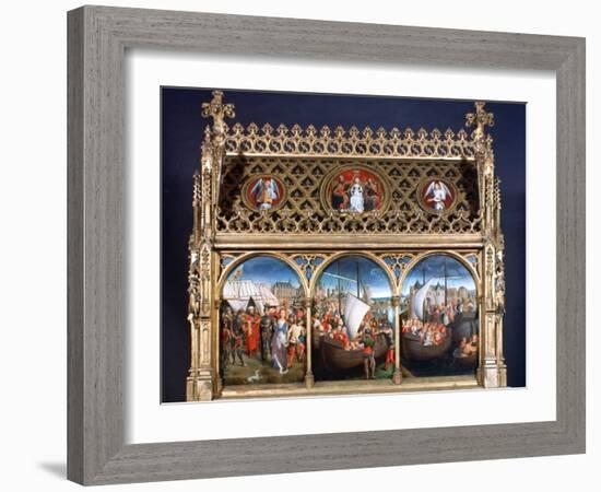 St Ursula Shrine, 1489-Hans Memling-Framed Photographic Print