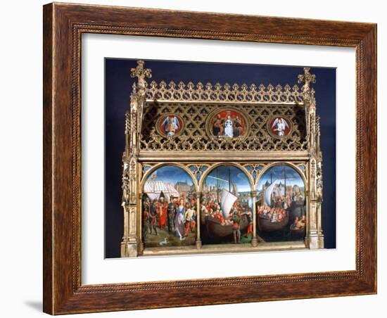 St Ursula Shrine, 1489-Hans Memling-Framed Photographic Print