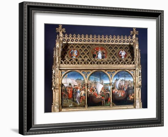 St Ursula Shrine, 1489-Hans Memling-Framed Photographic Print