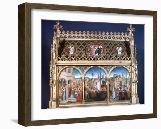 St Ursula Shrine, 1489-Hans Memling-Framed Photographic Print