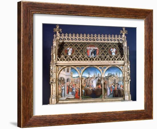 St Ursula Shrine, 1489-Hans Memling-Framed Photographic Print