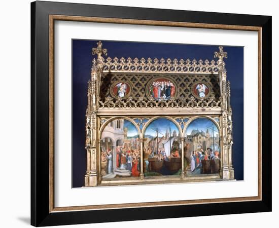 St Ursula Shrine, 1489-Hans Memling-Framed Photographic Print