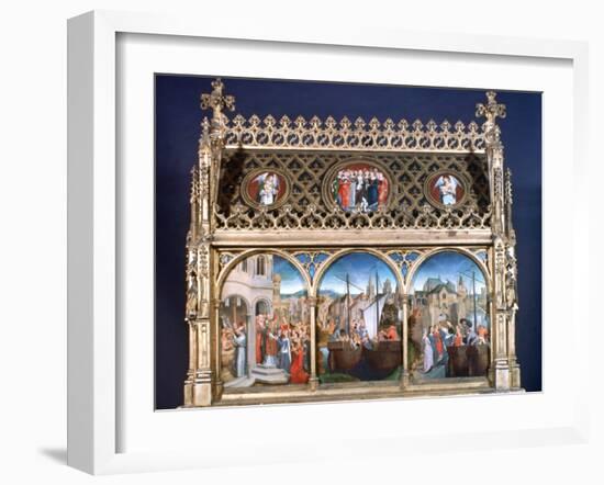St Ursula Shrine, 1489-Hans Memling-Framed Photographic Print