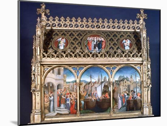 St Ursula Shrine, 1489-Hans Memling-Mounted Photographic Print