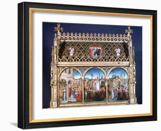 St Ursula Shrine, 1489-Hans Memling-Framed Photographic Print