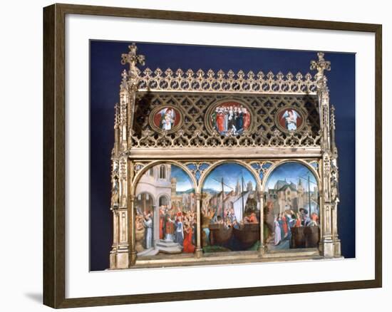 St Ursula Shrine, 1489-Hans Memling-Framed Photographic Print