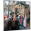 St Ursula Shrine, Arrival in Cologne, 1489-Hans Memling-Mounted Giclee Print