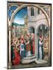 St Ursula Shrine, Arrival in Rome, 1489-Hans Memling-Mounted Photographic Print