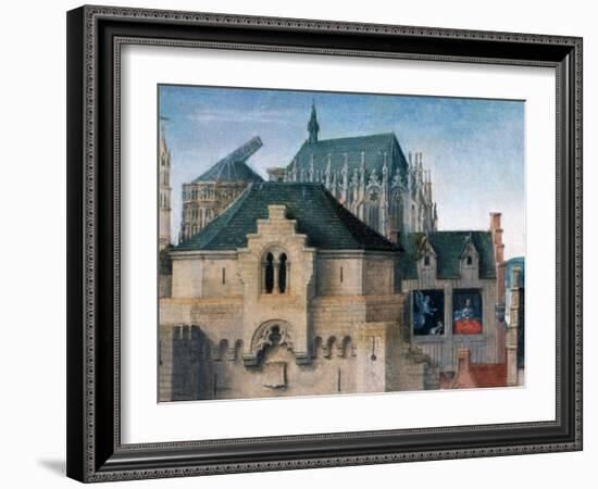 St Ursula Shrine, Departure from Cologne, Detail, 1489-Hans Memling-Framed Giclee Print