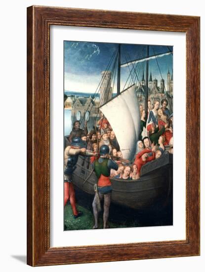 St Ursula Shrine, Martyrdom, 1489-Hans Memling-Framed Giclee Print