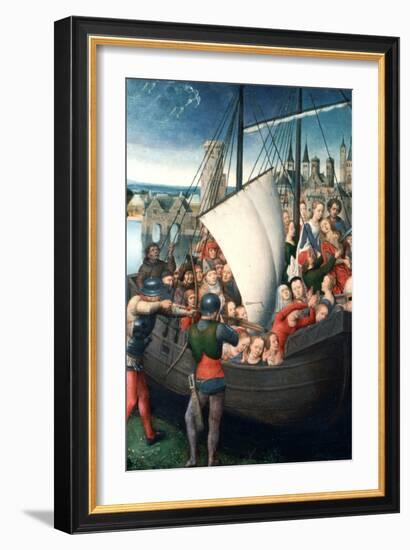 St Ursula Shrine, Martyrdom, 1489-Hans Memling-Framed Giclee Print