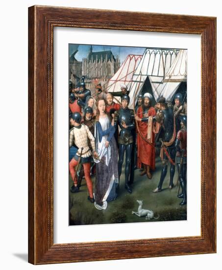 St Ursula Shrine, Martyrdom at Cologne, 1489-Hans Memling-Framed Giclee Print