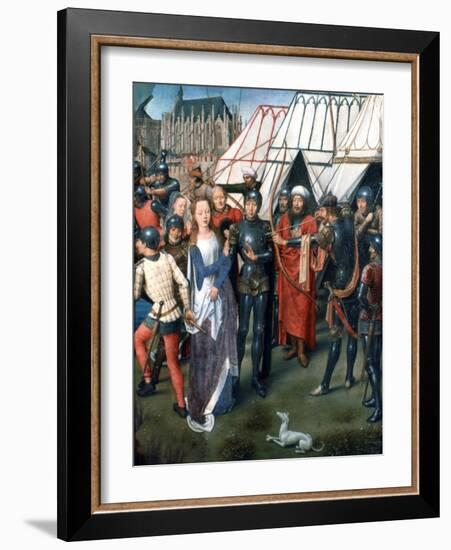 St Ursula Shrine, Martyrdom at Cologne, 1489-Hans Memling-Framed Giclee Print