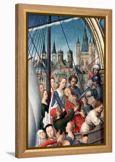 'St Ursula Shrine, Martyrdom', Detail, 1489. Artist: Hans Memling-Hans Memling-Framed Premier Image Canvas