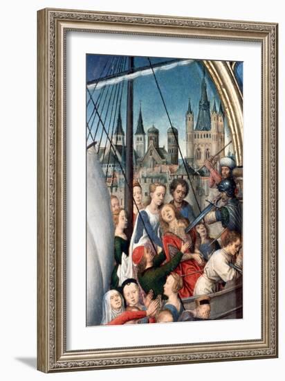 'St Ursula Shrine, Martyrdom', Detail, 1489. Artist: Hans Memling-Hans Memling-Framed Giclee Print