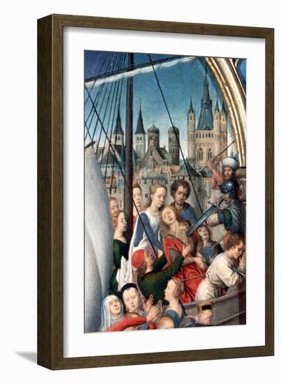 'St Ursula Shrine, Martyrdom', Detail, 1489. Artist: Hans Memling-Hans Memling-Framed Giclee Print