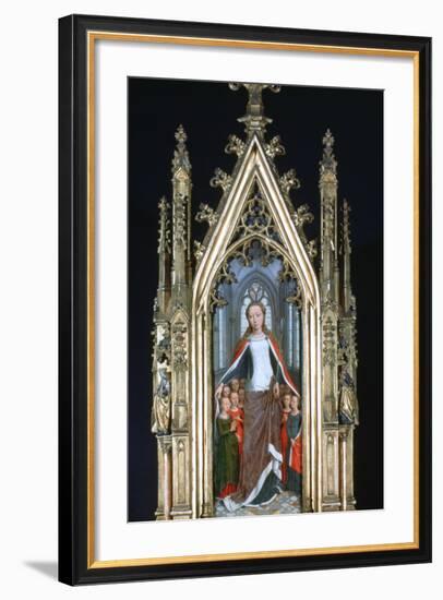 St Ursula Shrine, St Ursula and the Holy Virgins , 1489-Hans Memling-Framed Photographic Print