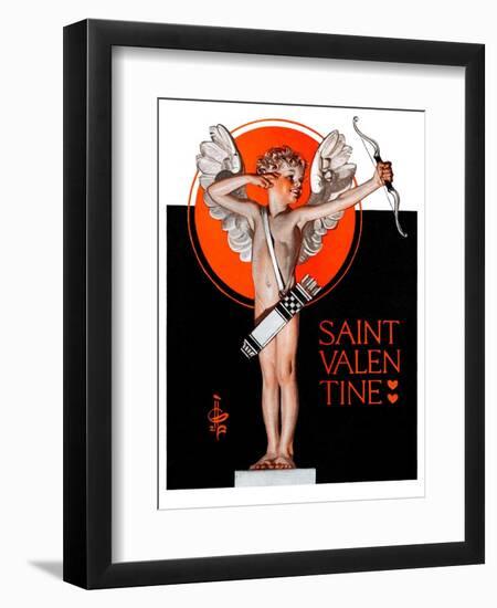 "St. Valentine, 1924,"February 16, 1924-Joseph Christian Leyendecker-Framed Giclee Print