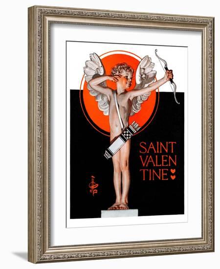 "St. Valentine, 1924,"February 16, 1924-Joseph Christian Leyendecker-Framed Giclee Print