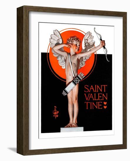 "St. Valentine, 1924,"February 16, 1924-Joseph Christian Leyendecker-Framed Giclee Print