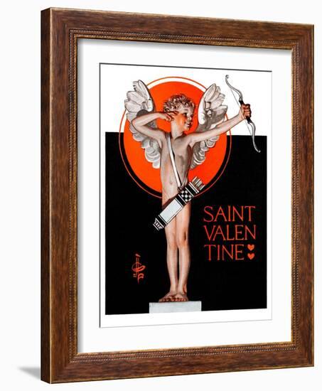 "St. Valentine, 1924,"February 16, 1924-Joseph Christian Leyendecker-Framed Giclee Print