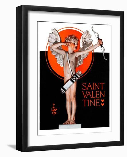 "St. Valentine, 1924,"February 16, 1924-Joseph Christian Leyendecker-Framed Giclee Print