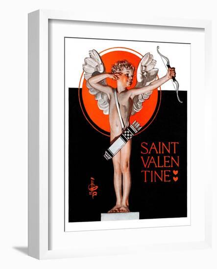 "St. Valentine, 1924,"February 16, 1924-Joseph Christian Leyendecker-Framed Giclee Print