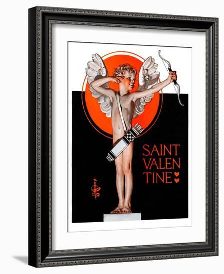 "St. Valentine, 1924,"February 16, 1924-Joseph Christian Leyendecker-Framed Giclee Print