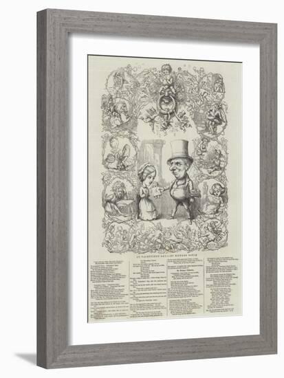 St Valentine's Day-Richard Doyle-Framed Giclee Print