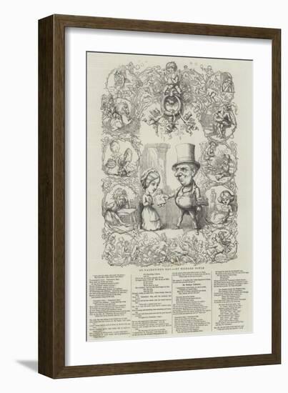 St Valentine's Day-Richard Doyle-Framed Giclee Print