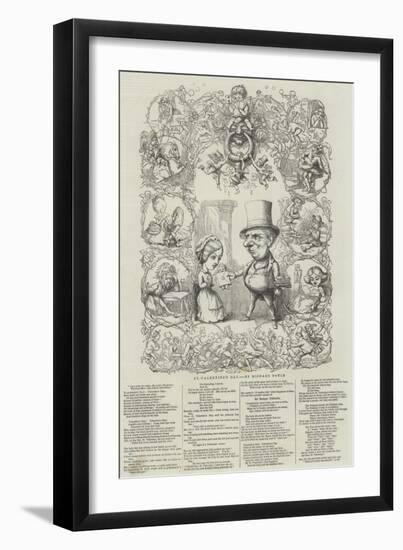 St Valentine's Day-Richard Doyle-Framed Giclee Print