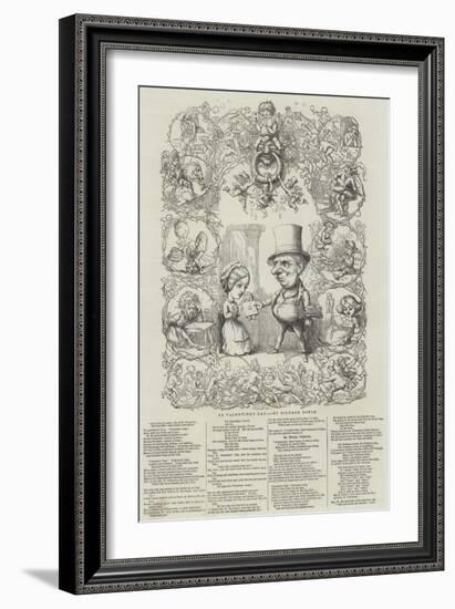 St Valentine's Day-Richard Doyle-Framed Giclee Print