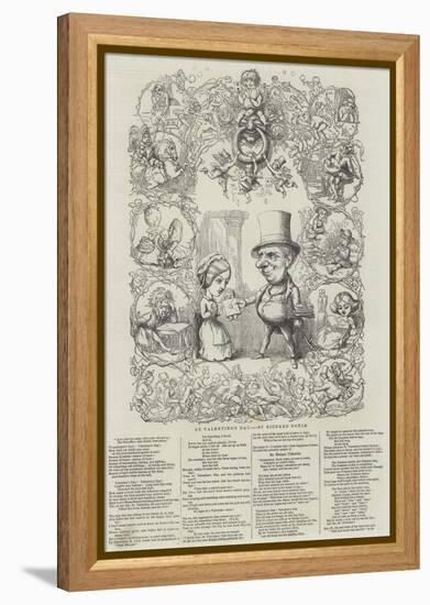 St Valentine's Day-Richard Doyle-Framed Premier Image Canvas