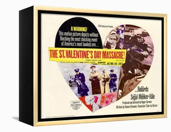 St. Valentines Day Massacre, 1967-null-Framed Stretched Canvas
