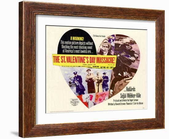 St. Valentines Day Massacre, 1967-null-Framed Art Print