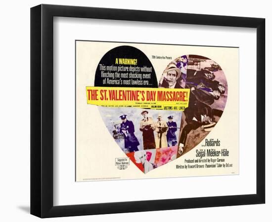 St. Valentines Day Massacre, 1967-null-Framed Art Print