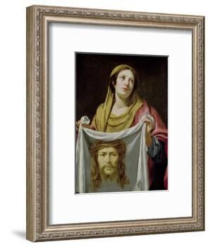 St. Veronica Holding the Holy Shroud-Simon Vouet-Framed Giclee Print